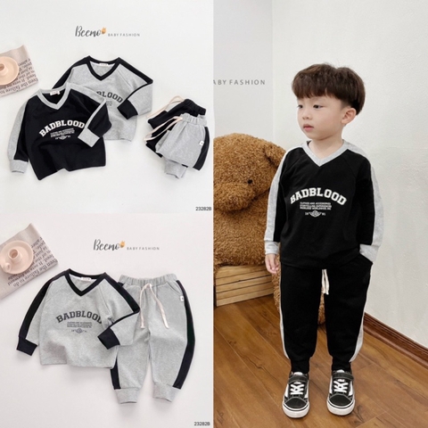 SET BỘ COTTON DÀI TAY CỔ TIM