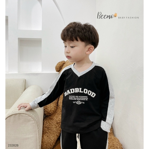 SET BỘ COTTON DÀI TAY CỔ TIM