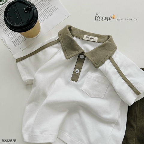 BỘ POLO CỘC TAY THỂ THAO PHỐI KHUY