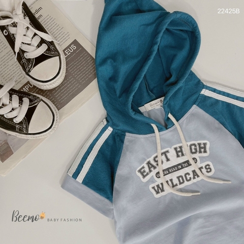 BỘ HOODIE PHỐI DÂY DỆT EAST HIGH