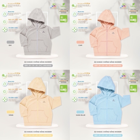 ÁO CHỐNG NẮNG LULLABY NH395M