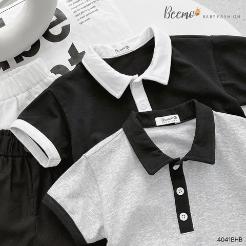 BỘ POLO CỘC TAY PHỐI MÀU