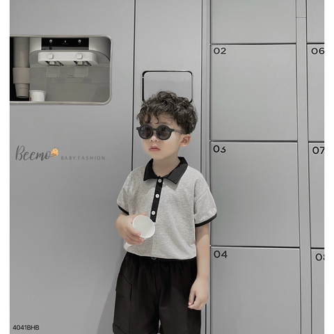 BỘ POLO CỘC TAY PHỐI MÀU