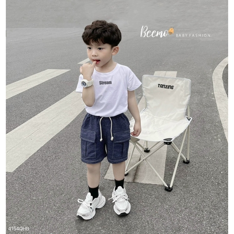 QUẦN GIẢ BÒ TÚI HỘP CHO BÉ