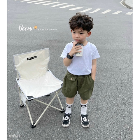 QUẦN SHORT KAKI BEEMO PHỐI TÚI