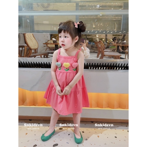 VÁY HAI DÂY COTTON SIÊU XINH