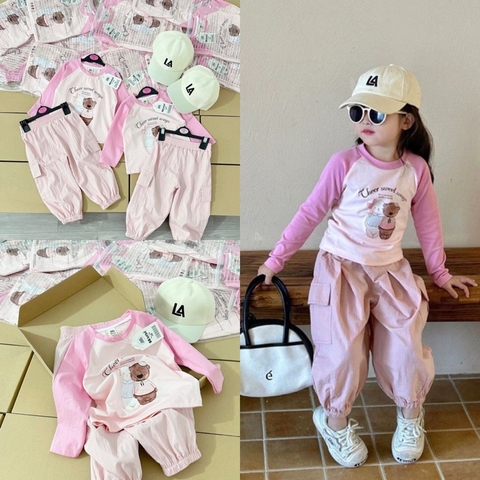SET 3 CHI TIẾT GẤU THỎ KÈM MŨ