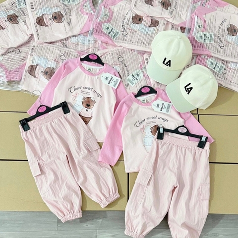 SET 3 CHI TIẾT GẤU THỎ KÈM MŨ