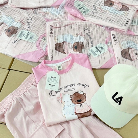 SET 3 CHI TIẾT GẤU THỎ KÈM MŨ