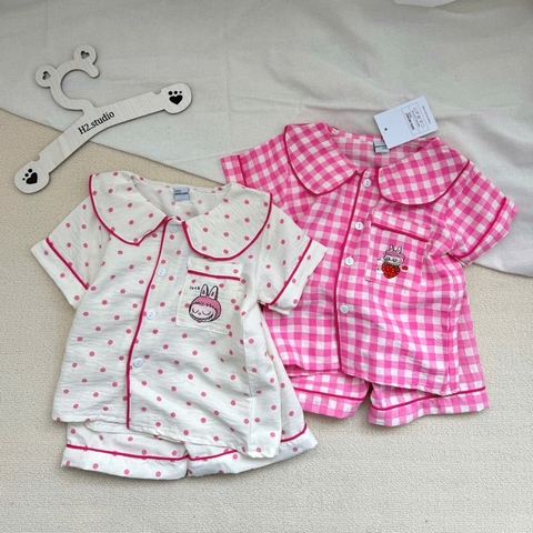 SET 2 BỘ PIJAMA CỘC TAY
