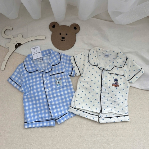 SET 2 BỘ PIJAMA CỘC TAY