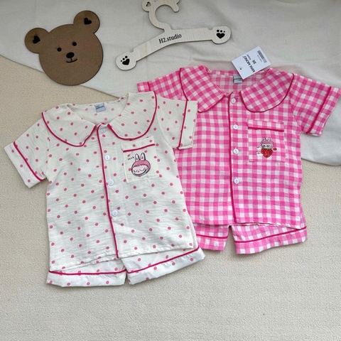 SET 2 BỘ PIJAMA CỘC TAY