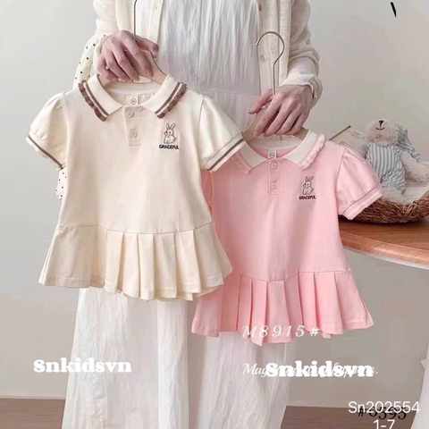 VÁY POLO THÊU HÌNH SIÊU XINH