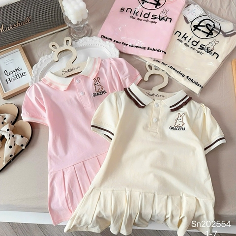 VÁY POLO THÊU HÌNH SIÊU XINH