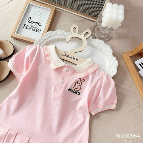 VÁY POLO THÊU HÌNH SIÊU XINH