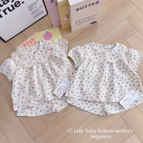 SET BỘ LINEN CỔ SEN PHỐI REN