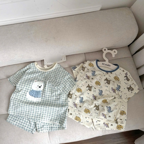 SET 2 BỘ KẺ XANH MÈO KL CHO BÉ