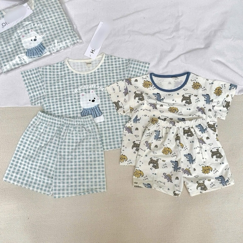 SET 2 BỘ KẺ XANH MÈO KL CHO BÉ