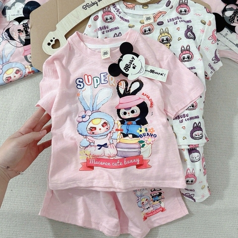 SET 2 BỘ CỘC TAY COTTON XƯỚC BÉ GÁI