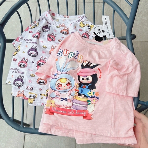 SET 2 BỘ CỘC TAY COTTON XƯỚC BÉ GÁI