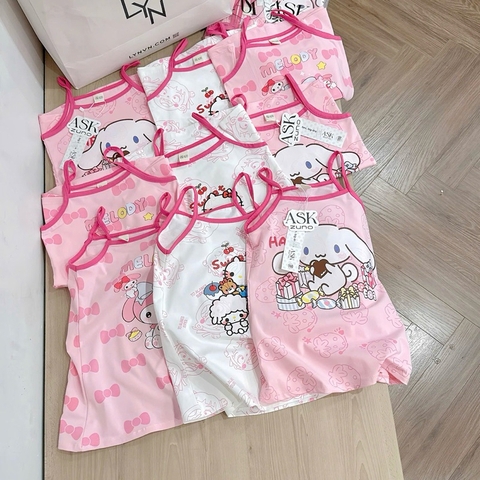 SET 3 VÁY HAI DÂY KITTY MELODY CHO BÉ