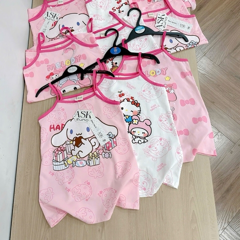 SET 3 VÁY HAI DÂY KITTY MELODY CHO BÉ