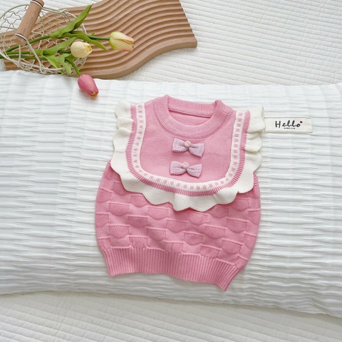 ÁO GILE LEN NHIỀU MẪU CHO BÉ
