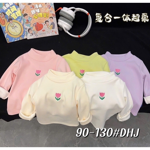 ÁO GIỮ NHIỆT LÓT LÔNG  CHO BÉ GÁI