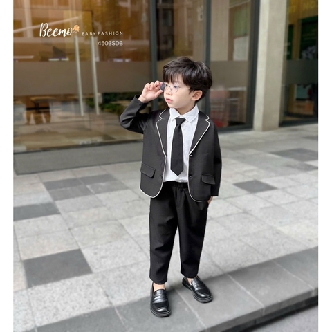 SET VEST 2 MÀU PHỐI VIỀN KÈM CÀ VẠT