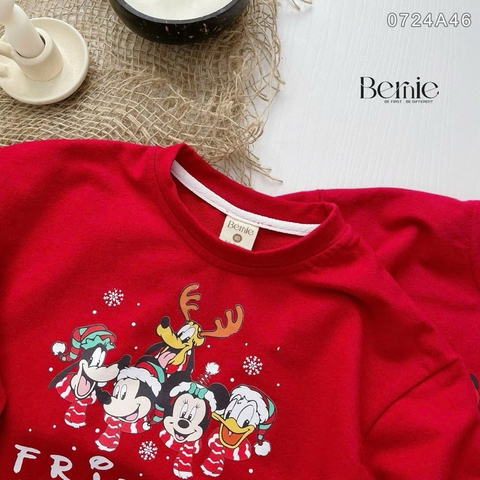 ÁO NỈ IN HÌNH NOEL CHO BÉ