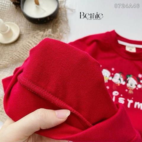 ÁO NỈ IN HÌNH NOEL CHO BÉ