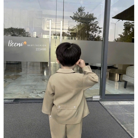 SET VEST IN CHỮ CÁ TÍNH CHO BÉ