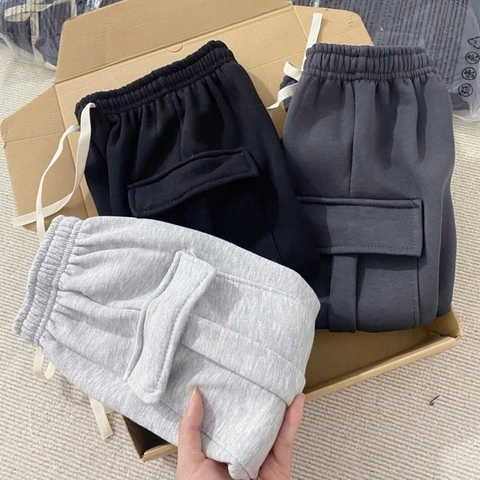 SET 3 QUẦN NỈ TÚI HỘP CHO BÉ