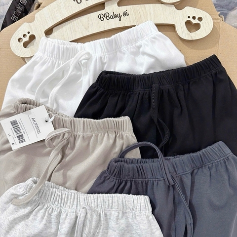 SET 5 QUẦN ĐÙI BÉ TRAI TONE GHI XÁM