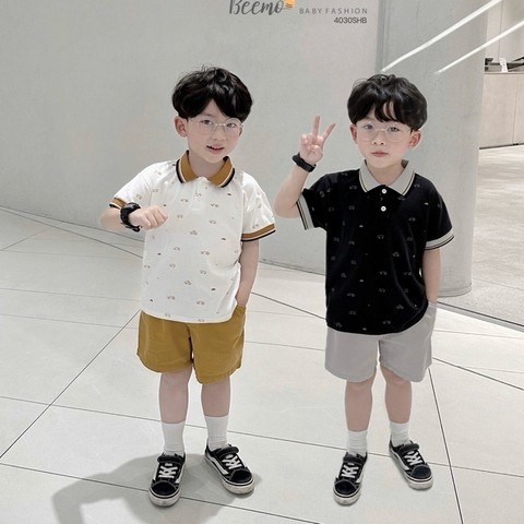 SET BỘ POLO IN TRÀN Ô TÔ