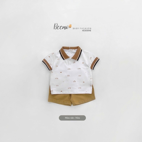 SET BỘ POLO IN TRÀN Ô TÔ