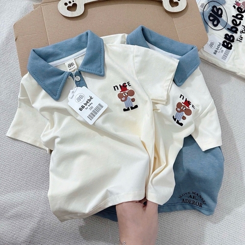BỘ POLO XANH NICE