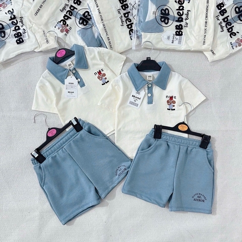 BỘ POLO XANH NICE