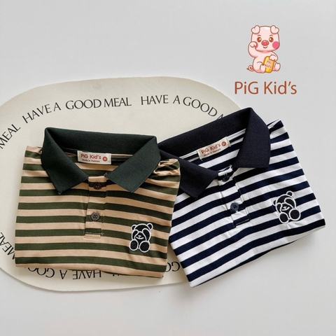 BỘ POLO PIG KID CỘC TAY