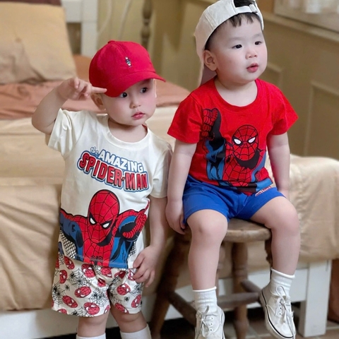 SET 2 BỘ SPIDERMAN ĐỎ BE