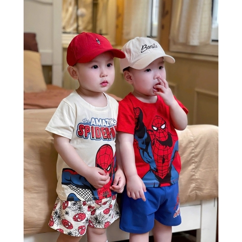 SET 2 BỘ SPIDERMAN ĐỎ BE