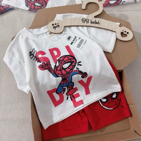 BỘ CỘC TAY SPIDEY QUẦN ĐỎ