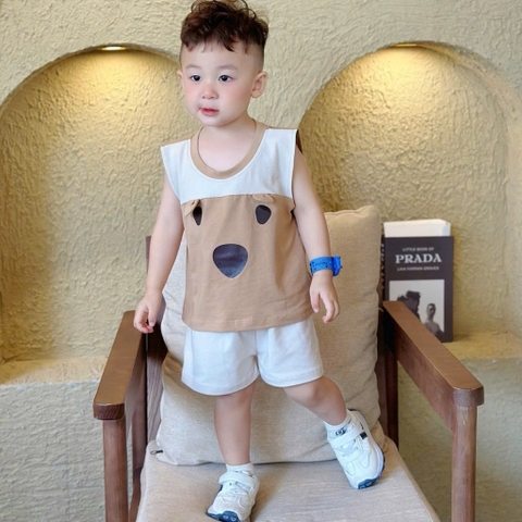 BỘ BA LỖ COTTON TAI THÚ CHO BÉ