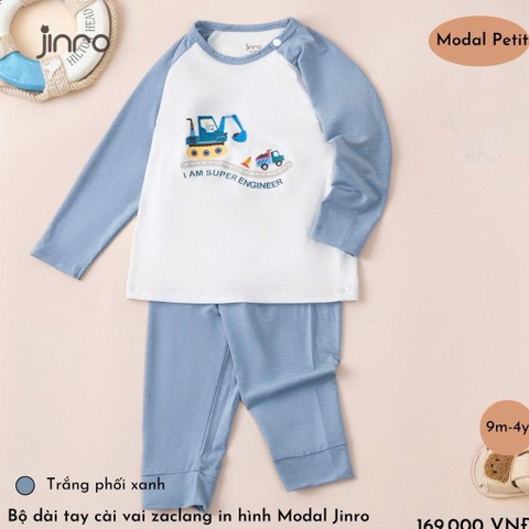 BỘ JINRO DÀI TAY RAGLAN BÉ TRAI