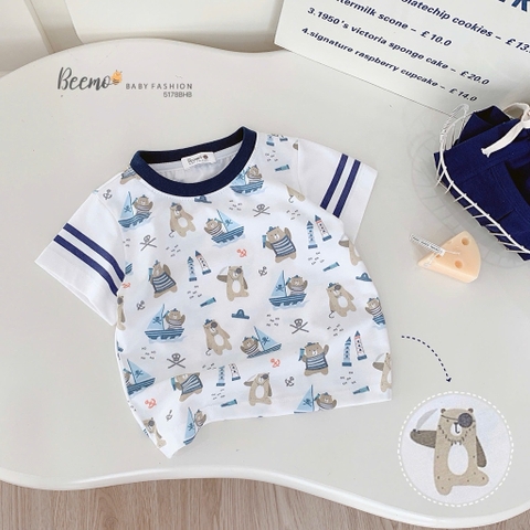 BỘ CỘC TAY IN TRÀN GẤU THUỶ THỦ CHO BÉ