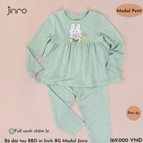 BỘ JINRO DÀI TAY BABYDOLL CHO BÉ