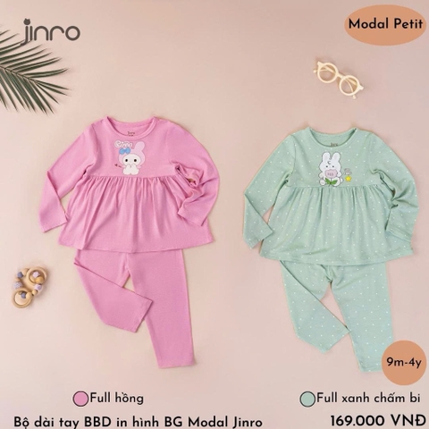 BỘ JINRO DÀI TAY BABYDOLL CHO BÉ