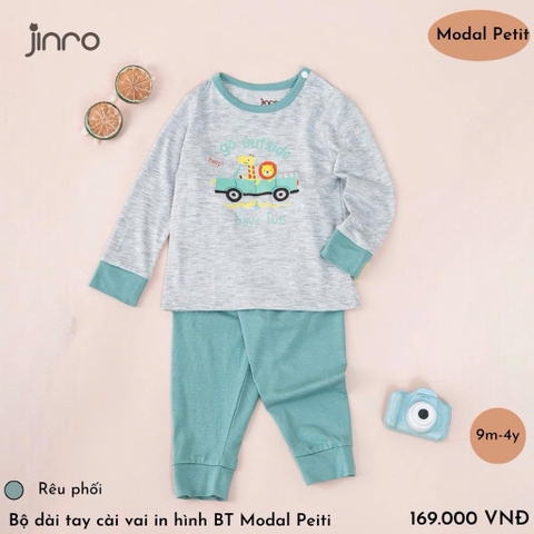 BỘ JINRO RAGLAN DÀI TAY CHẤT MODAL PETIT CHO BÉ