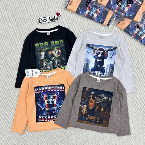 SET 4 ÁO DÀI TAY VŨ TRỤ BRAINROT