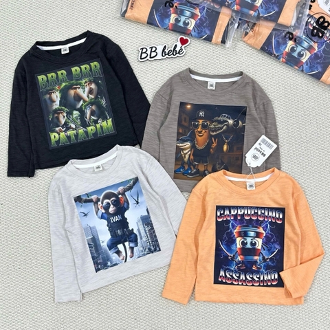 SET 4 ÁO DÀI TAY VŨ TRỤ BRAINROT